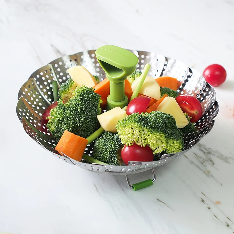 Отпариватель для овощей из нержавеющей стали от 5 1 до 9 дюймов | Дом и сад
