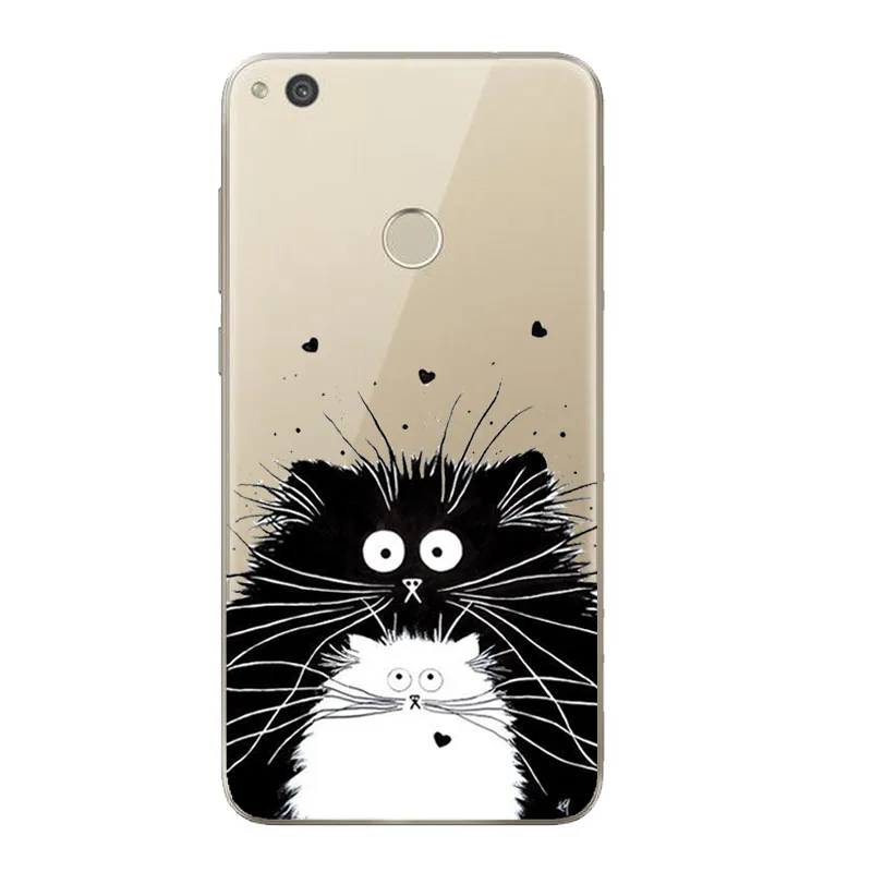 DS-LOVEHUI Silicone Case Huawei Honor 8 Lite Cover 5.2" Ascend P8 2017 Soft TPU Phone Shell P9 |