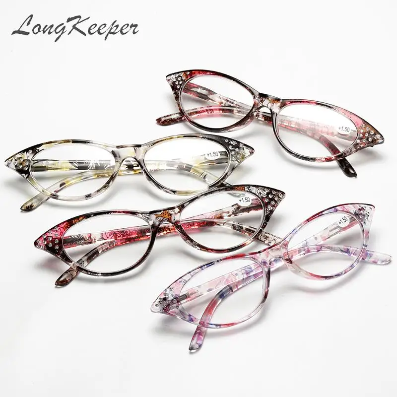 Новинка 2019 очки для чтения женщин и мужчин легкие пресбиопические кошачий глаз 1 0