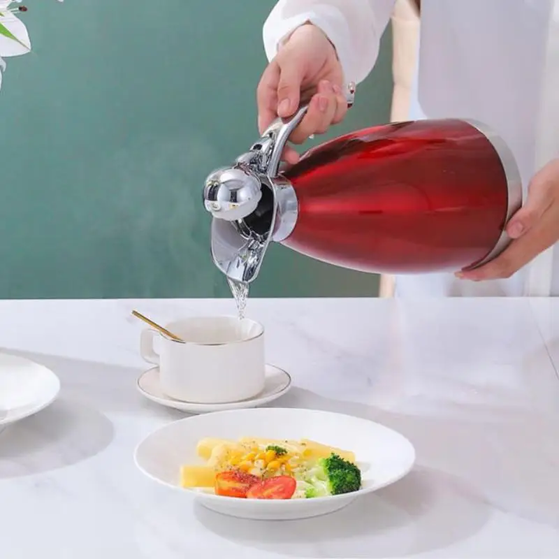 2L вакуумный термос Кофе горшок бутылка для воды 1000 мл посуда отель чайник с