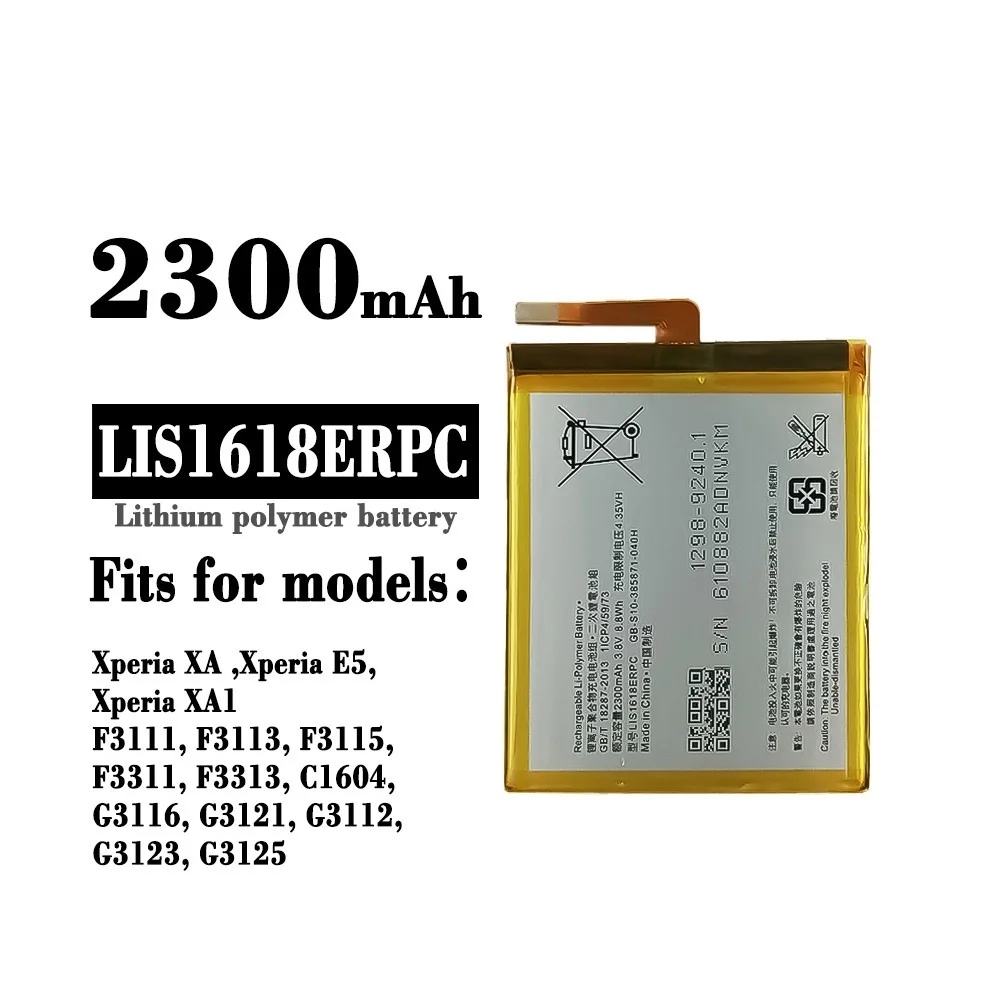 

Подходит для S Ony Xperiaxa F3111 E5 мобильный телефон аккумулятор LIS16180ERPC