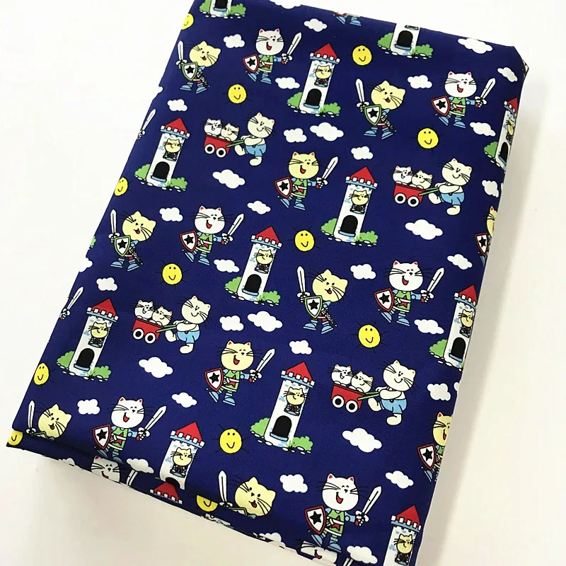 

High quality 100%cotton cartoon printed woven fabric telas infantiles por metro costura tela para coser cyi algodon estampadas