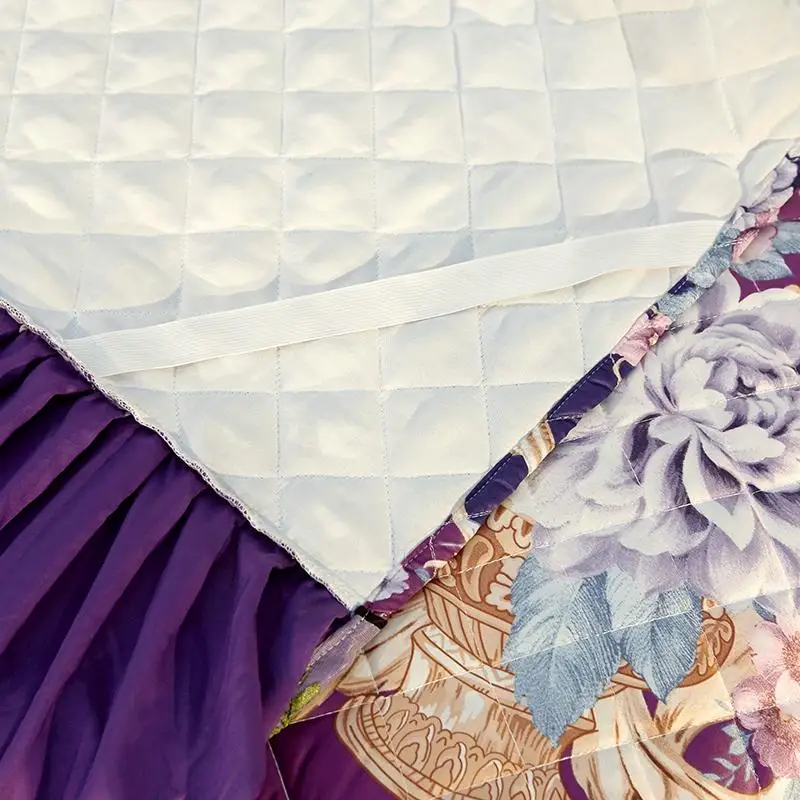 Роскошный шелковый Комплект постельного белья в пасторальном стиле 42 дюйма