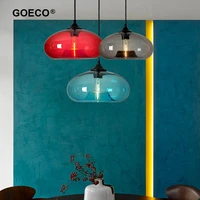 modern glass hanging colorful pendant lamp for living room bar kitchen restaurant cafe dining room nordic home lights fixtures