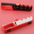 4 в 1 Алмазная точилка, многофункциональная Регулируемая точилка, Керамическая точилка для тонкой шлифовки лезвий из нержавеющей стали, кухонный инструмент