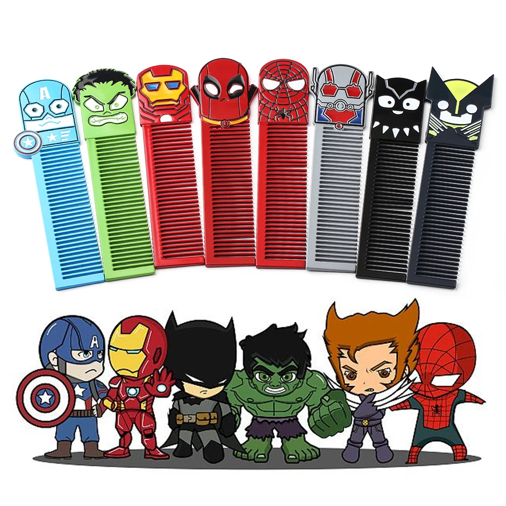 Горячий фильм косметический гребень серии фильма супергерой металлические