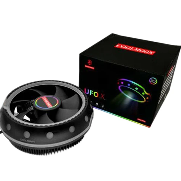 Кулер для ЦП COOLMOON с RGB-подсветодиодный кой 12 В |