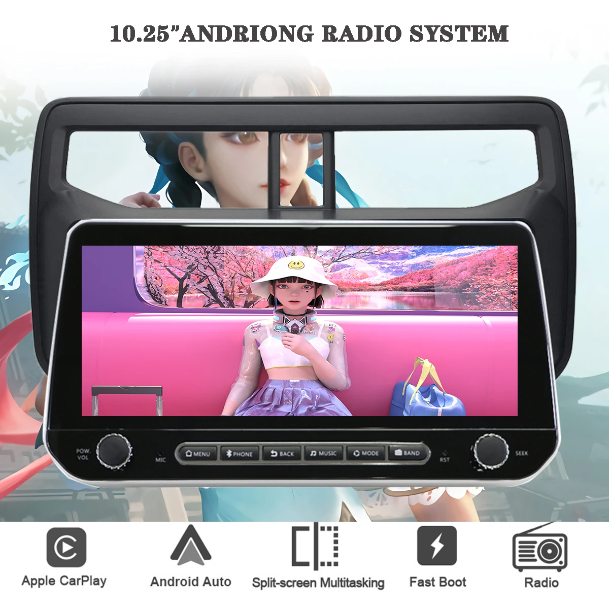 

Для Toyota Rush 2017 2018 2019 автомобильное радио аудио GPS навигатор монитор DVD магнитофон Android 12 8 ядер с Carplay DSP RDS