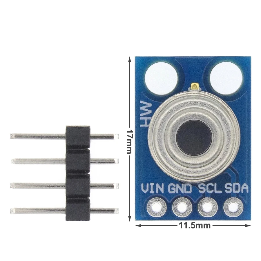 

1 Piece GY-906 MLX90614 MLX90614ESF non-contact Infrared Temperature Sensor Module IIC Interface IR Sensor Compatible GY906