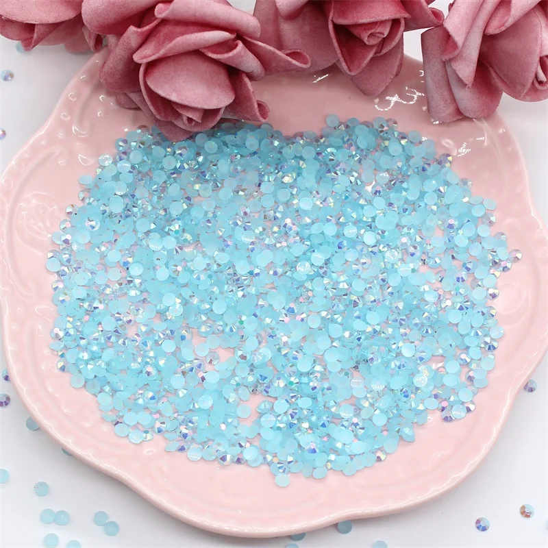 KSCRAFT 20 г 4 мм алмазные Стразы с плоской задней стороны Акриловые драгоценные камни