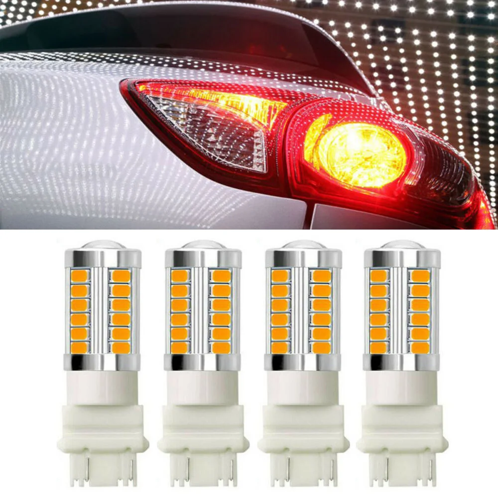 Аксессуары поворотные сигнальные огни обратный 3157 3057 Замена Авто 4 шт|Сигнальная