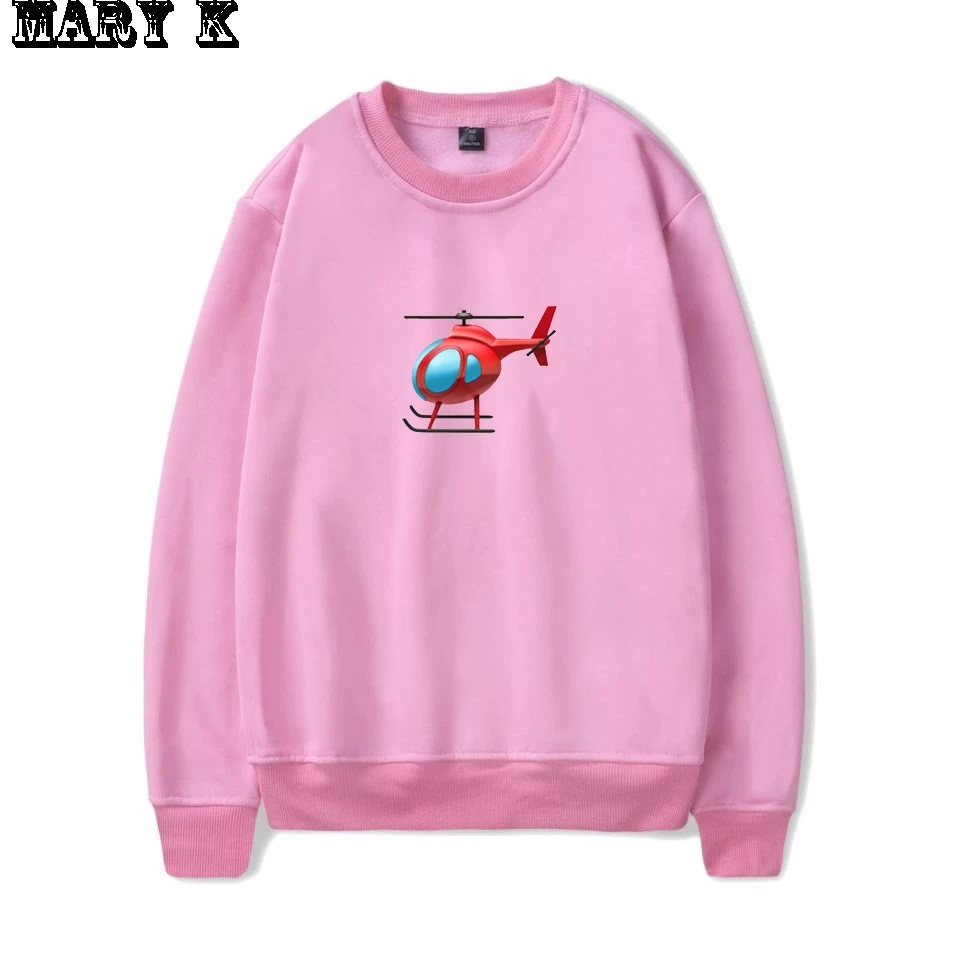 Новинка 2020 года. Мужские и женские свитшоты Tony lopez Merch Elicopter. Пуловер с круглым