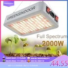 Greensindoor 2000 Вт полный спектр света 3500K культивирование светодиодные лампы для роста цветов фотолампа для растений 220 В 110 В