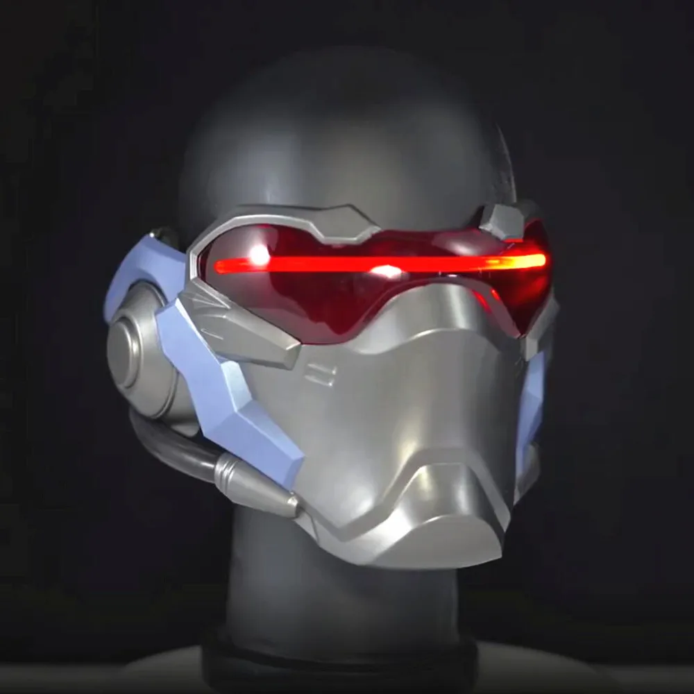 Батарейка с светильник кой светодиодная игра Ow Soldier 76 светящаяся маска