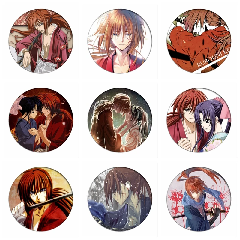 Значки для косплея брошь в виде иконы рууни Кеншина юкиширо Томоэ |