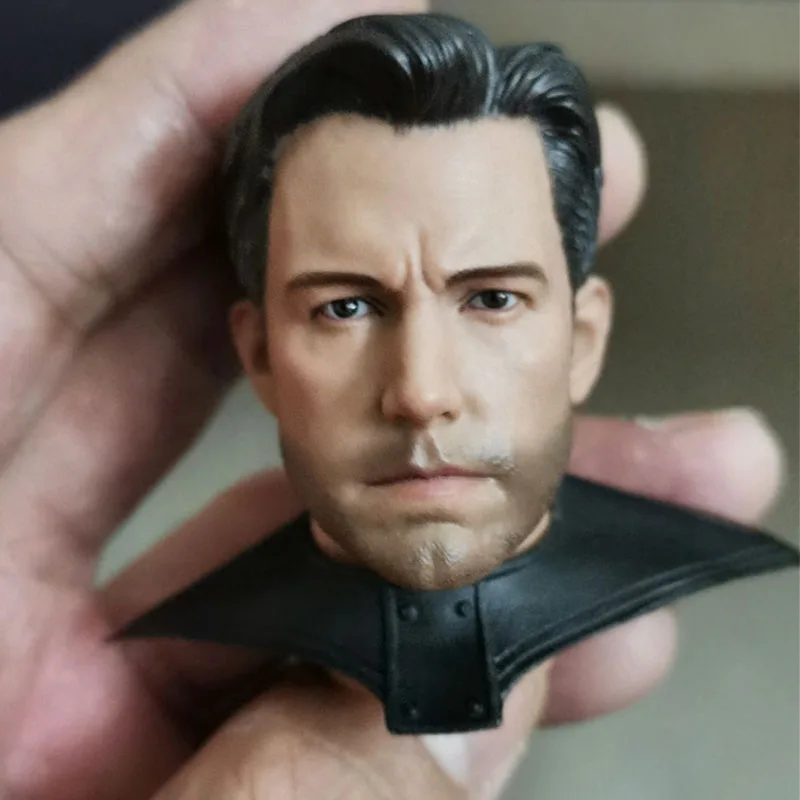 

1/6 action figure head carving eleven rich man big head head carving 2.0 with neck sleeve for 12 inch action figure accessories