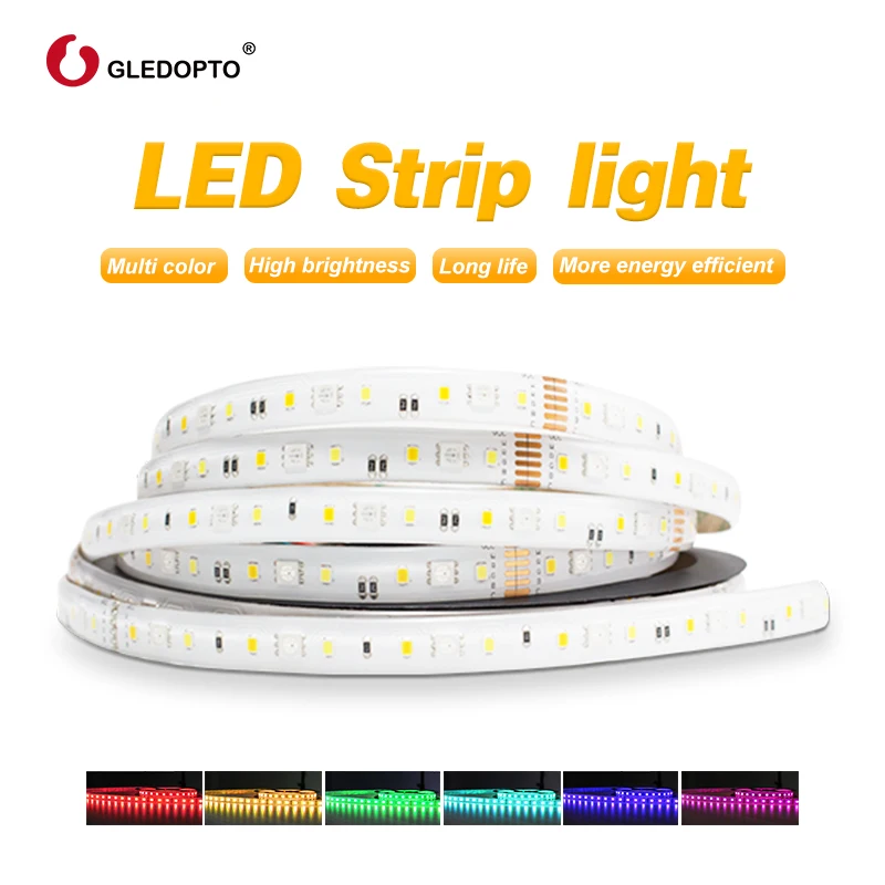 G светодиодный opto RGB + CCT полосы светильник rgb ww/cw DC24V 5 метров IP65 из