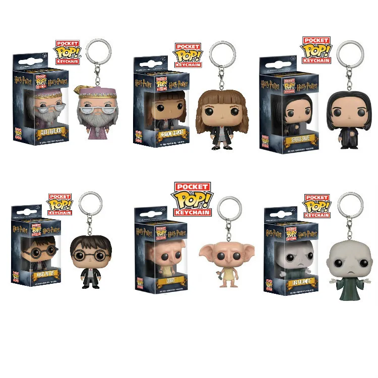 FUNKO POP Новое поступление Добби Гермиона Дамблдор Гарри Поттер Волдеморт брелок экшн-фигурка коллекция игрушек для детей подарок