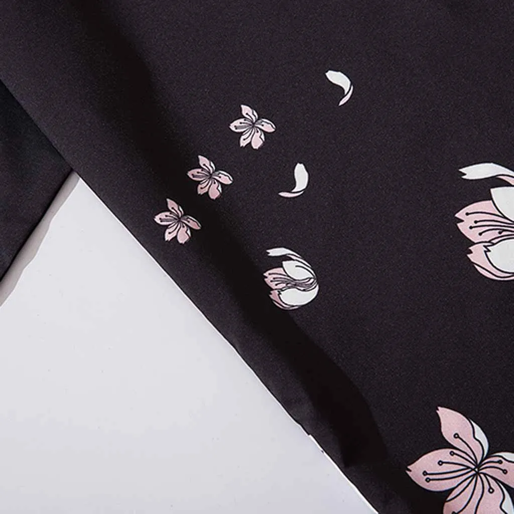 Japanese Kimono Costume Japan Cardigan Traditional Clothing Kimomo Asia Women Haori Loose Blouse | Мужская одежда