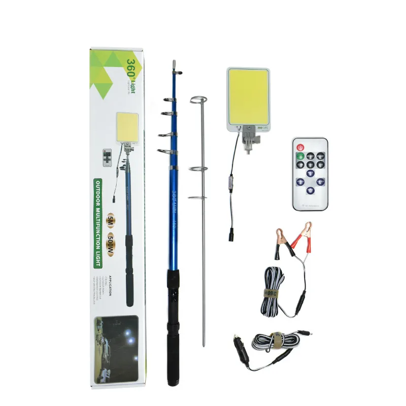 2020 портативный фонарь для кемпинга телескопический стержень светодиодный