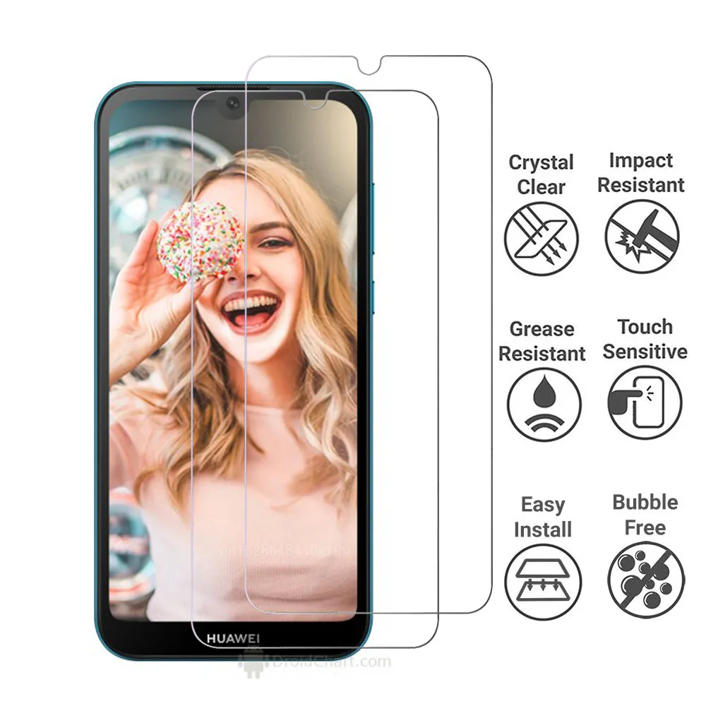 Закаленное стекло для Huawei Honor Y5 2019 защита экрана 2.5D 9H Premium 8S | Мобильные телефоны и