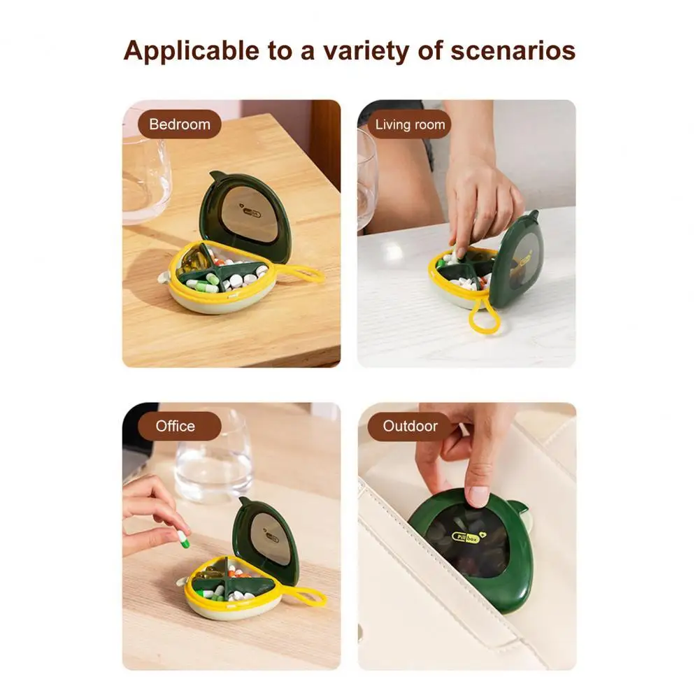 

Air Tight Multi-purpose Easy to Carry Weekly Pill Organizer for Home