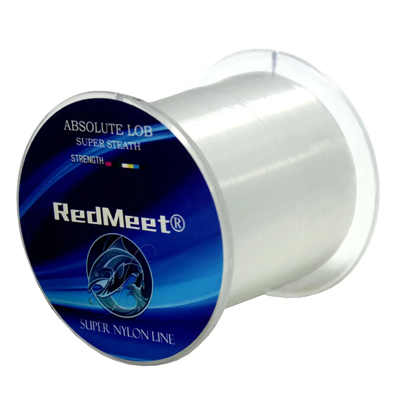RedMeet нейлоновый шнур с сверхпрочной нейлоновой лески 500 м 4,4-28.6LB мононитиевая леска Материал Fishline для Рок море для рыбалки на карпа