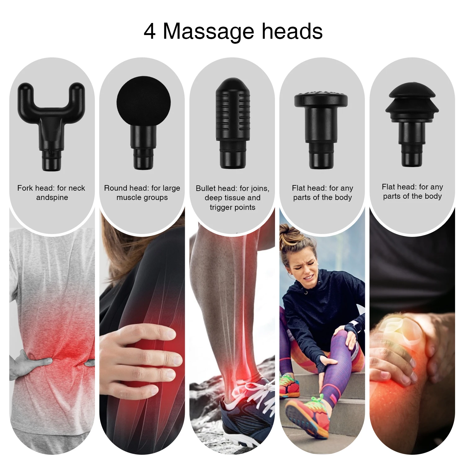 Новинка 2020 пистолет для массажа мышц массажер глубоких тканей терапевтический