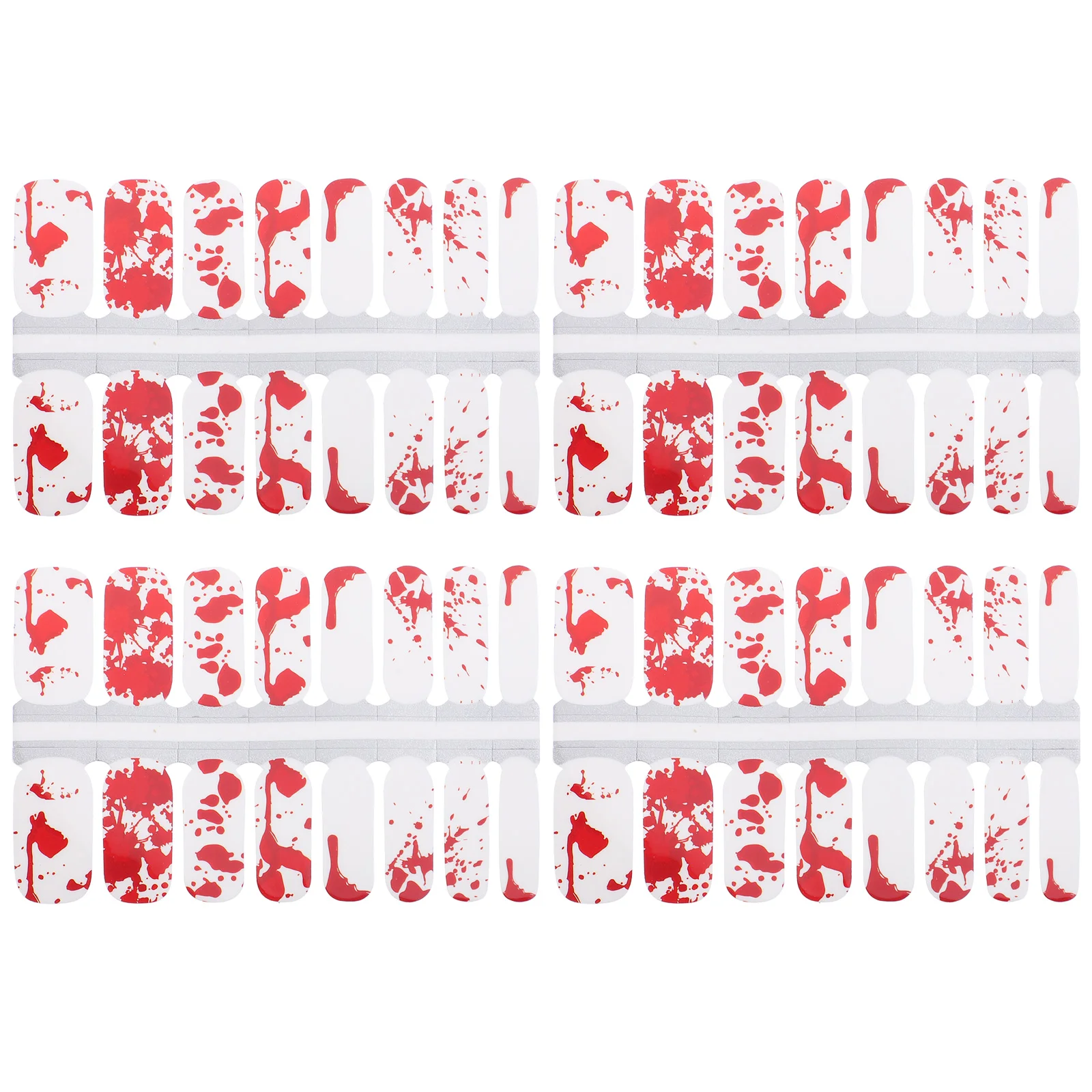 

4 Sets Fashion Nail Art Decal Manicure Sticker Makeup Nail Art Supply