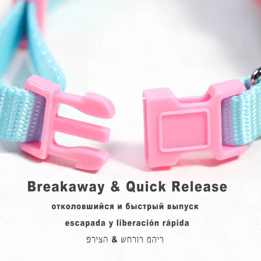 Ошейник для блох и кошек милый быстросъемный ошейник цветов безопасный