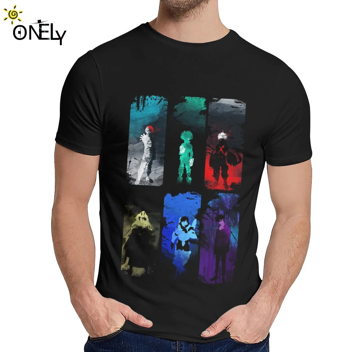 

Футболка с героями аниме «Моя геройская Академия», приталенная стильная футболка с круглым вырезом и мультяшным принтом героев Deku Bakugou