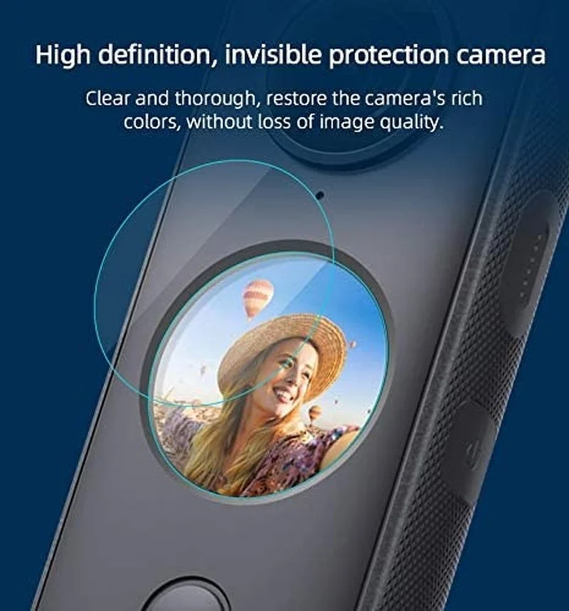 Закаленное стекло для Insta360 ONE X2 прозрачная защита экрана Ультрапрозрачная 9H 2.5D