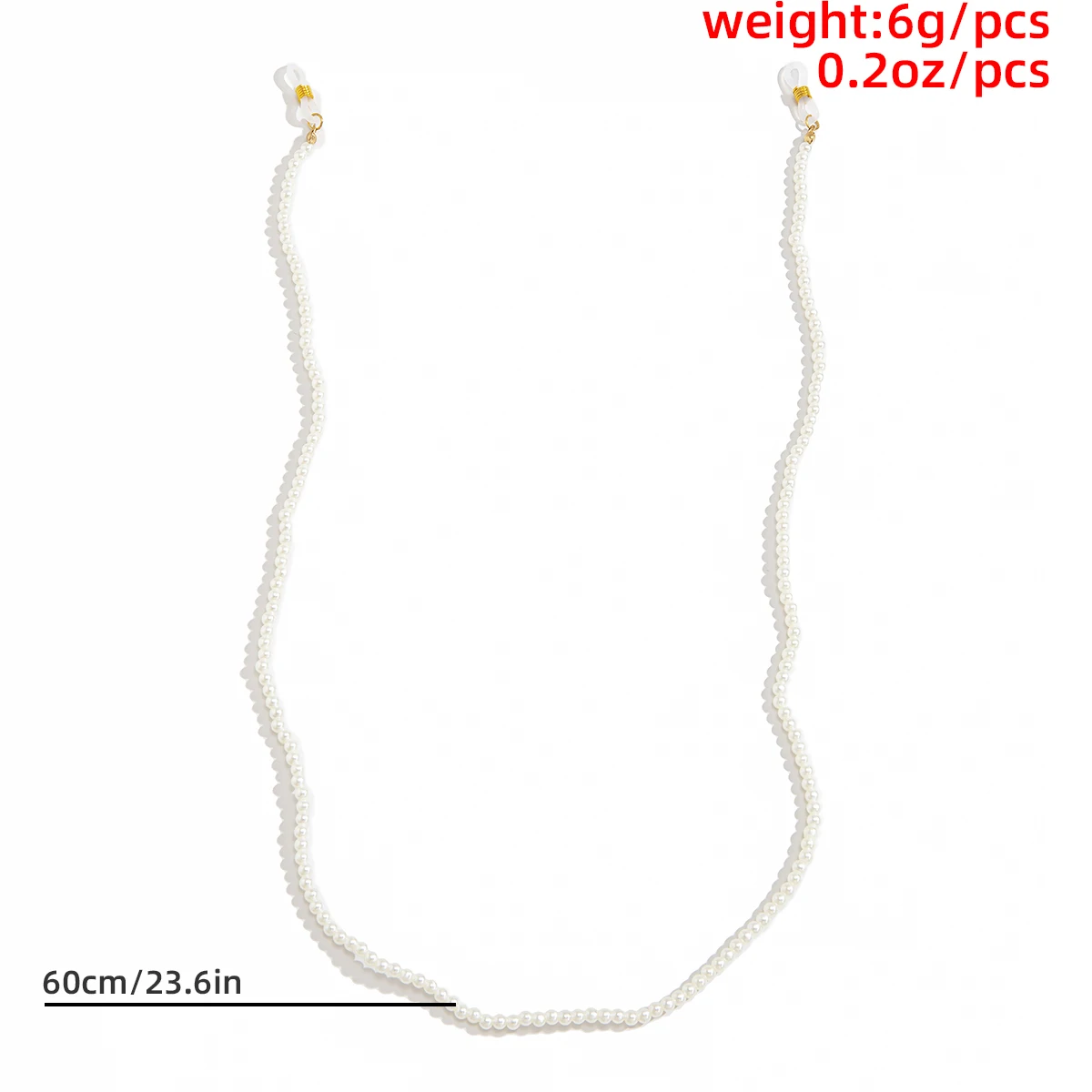 

2021 Pearl Fashion Reading Glasses Chain for Women Slip Metal Sunglasses Cords Casual Beaded Eyeglass Chains Eyewear Accessories
