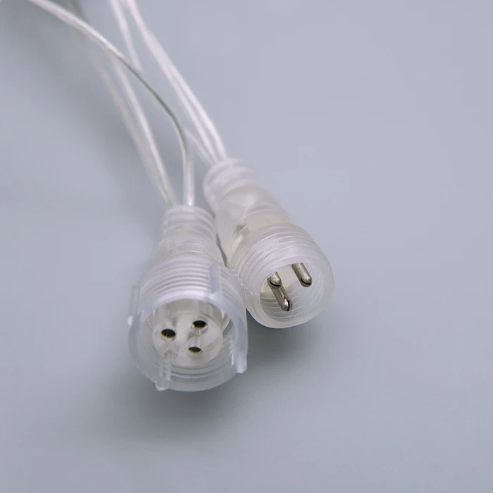 Гирлянда "Бахрома" уличная УМС 3 х 0.6 м 3W LED 160 220V нить прозрачная свечение