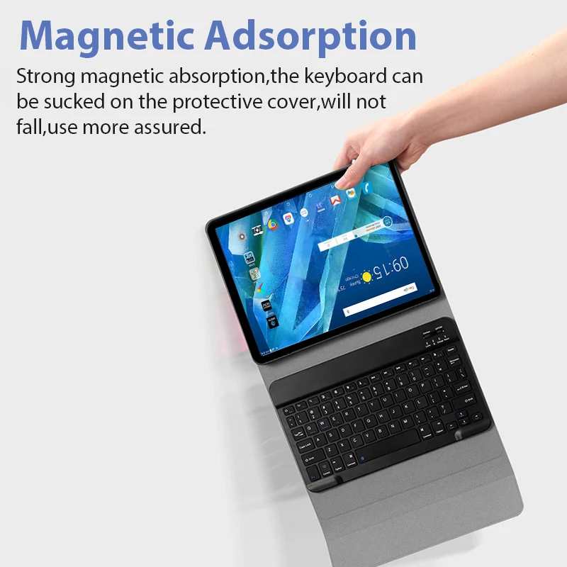 Чехол для Lenovo Tab M10 FHD Plus 10 3 ТБ-X606F беспроводная клавиатура с Bluetooth полная защита