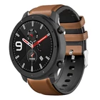 Силиконовый кожаный ремешок для часов Amazfit GTR 2 2E 47 мм 22 мм, ремешок для часов Xiaomi Huami Amazfit PACEStratos 3 2S