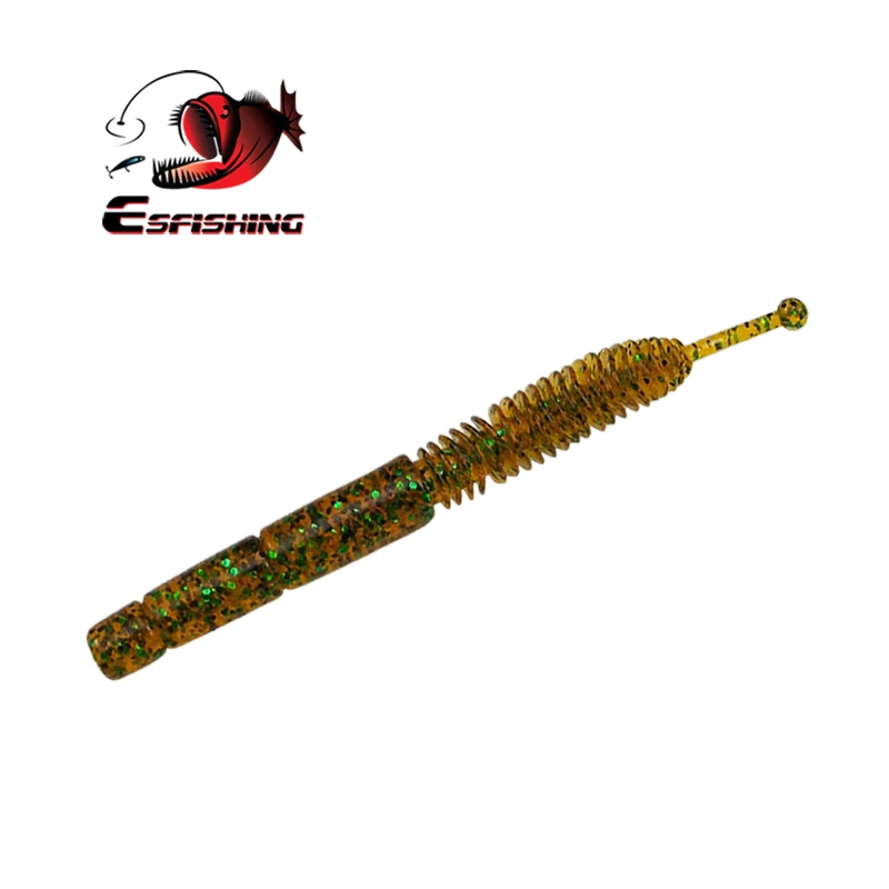 Esfishing, Мягкая приманка, Круз червь, 125 мм, 8,5 г, 6 шт., силиконовая приманка для рыбалки, аксессуары, Iscas, искусственная наживка, похожая на жизнь - Цвет: PA19