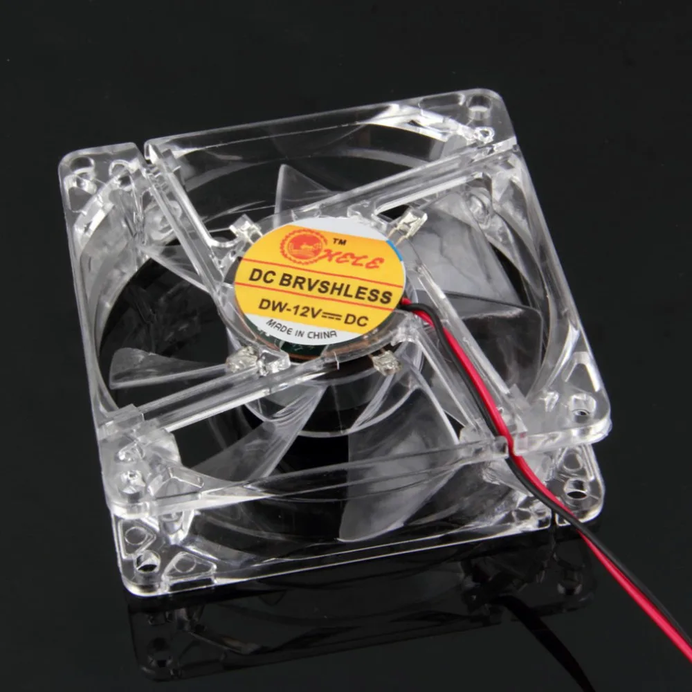80mm Computer PC Fan With LED 8025 Silent Cooling 12V Luminous Chass Case Mod Easy Installed | Компьютеры и офис