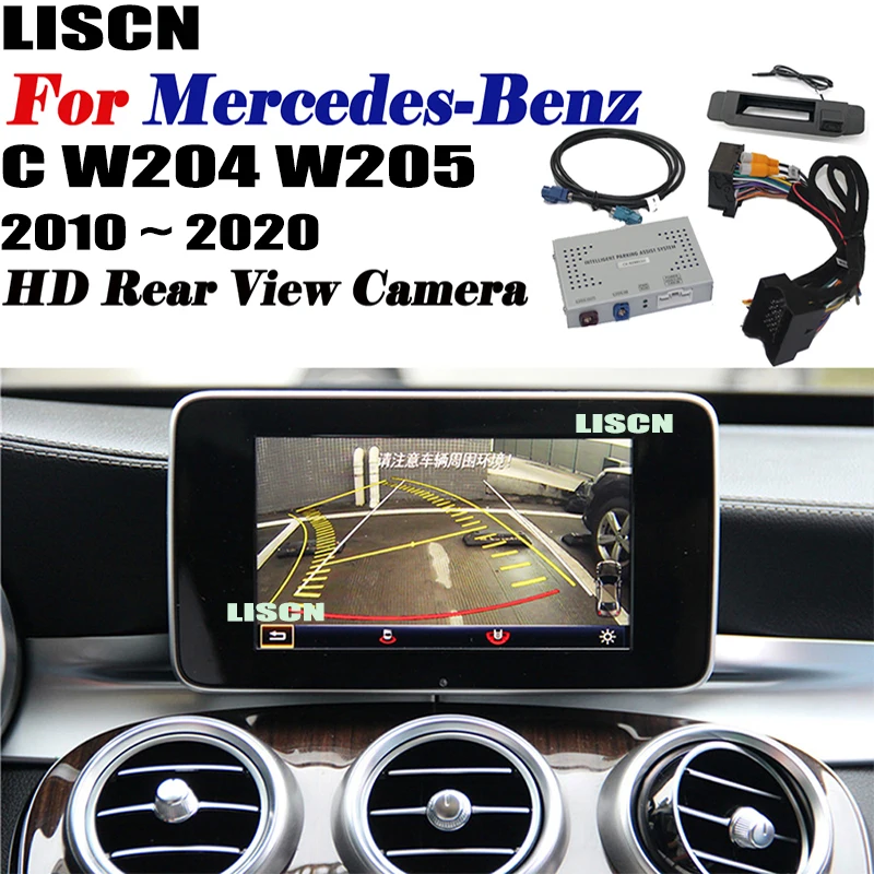 

Front Rear Camera For Mercedes-Benz C W204 W205 2010 ~ 2020 backup Camera Interface Original screen Adpter Reversing camera DVR