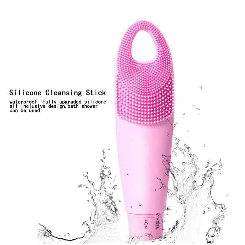 Электрический водонепроницаемый силиконовый инструмент для очищения лица