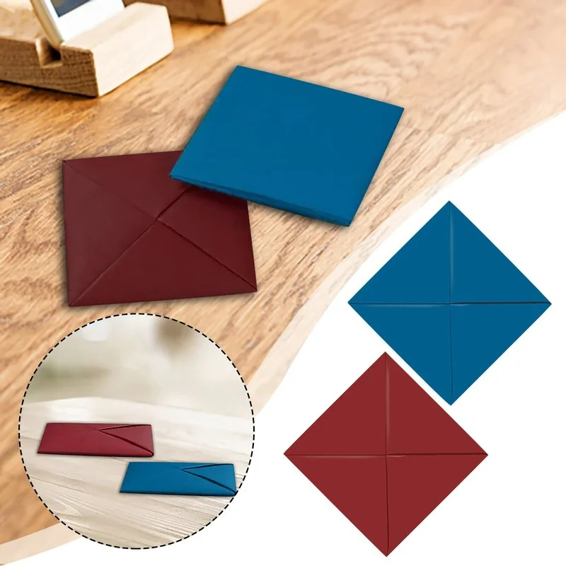 

Squid Game Ddakji Paper Flip Toy Blue Red Hard Cardboard Hiting Paper Game Cosplay Props Party Supplies Card Game Squidgame