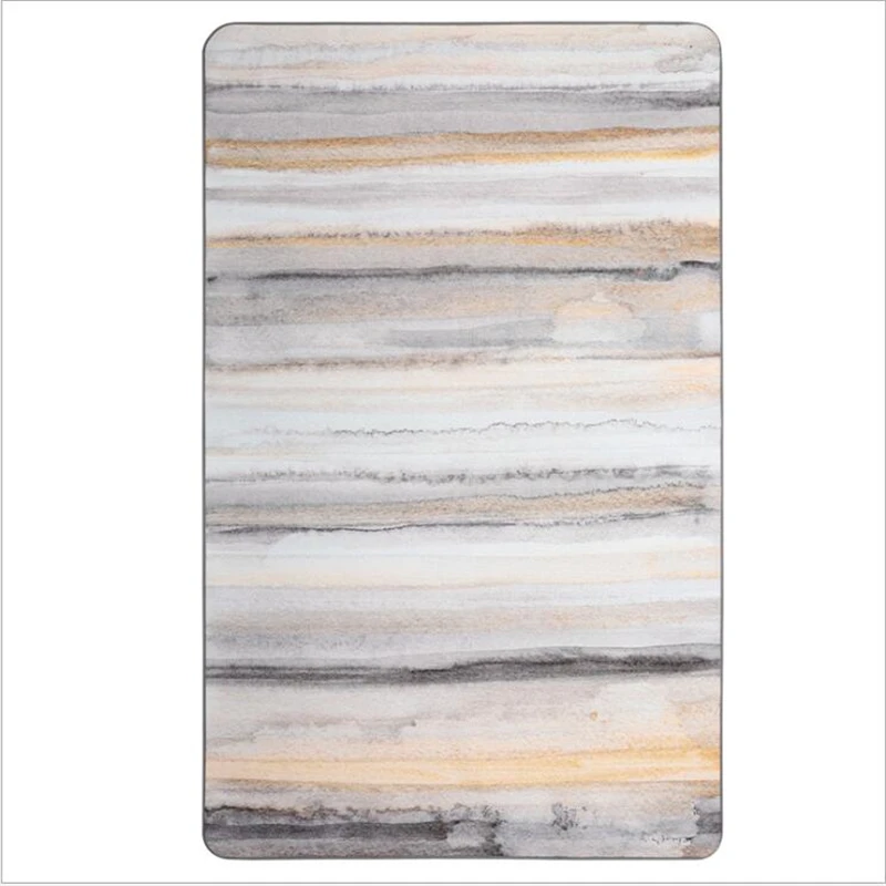 Полосатый ковер с принтом воздушного поцелуя для гостиной Современные Простые