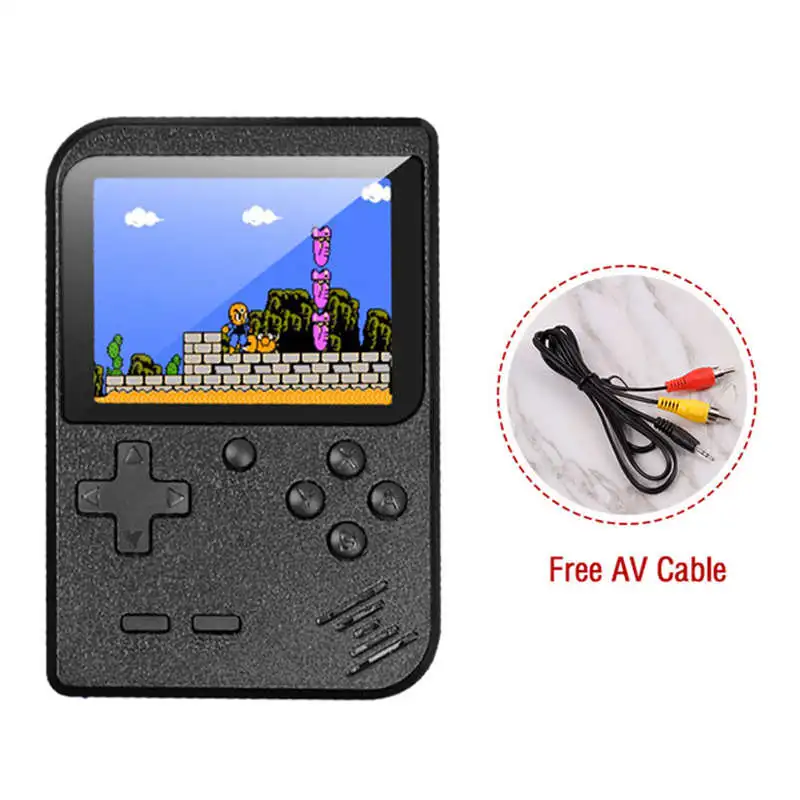Портативная мини портативная игровая консоль 8 бит 2 цветной ЖК экран для игр дети