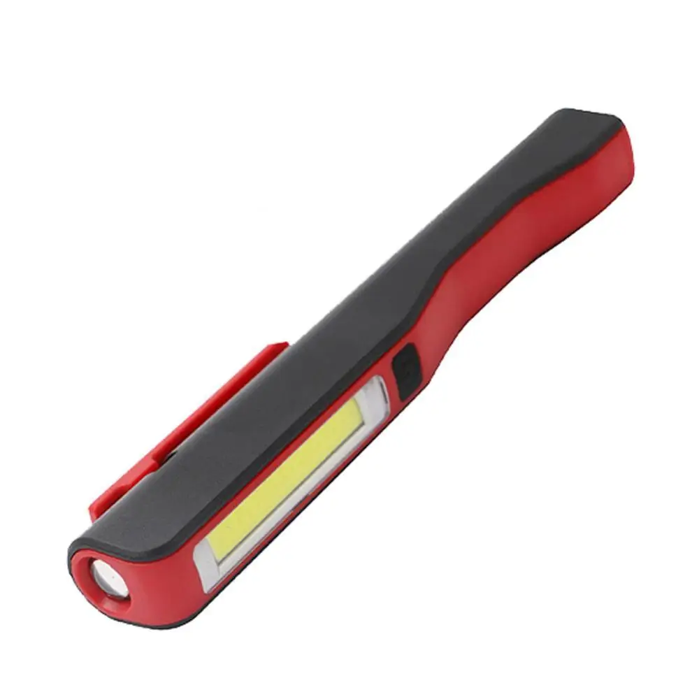 

New Built-in USB Charging COB Work Light Overhaul Light LED Lighting Emergency Car Light with Magnetic Pocket Pen Flashlight