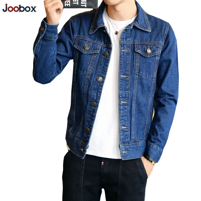 Мужская джинсовая куртка в стиле хип-хоп приталенная куртка-бомбер ковбойском