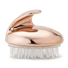 Новинка 2021 г., силиконовый шампунь для душа и мытья головы, массажер для роста волос, щетка-Расческа унисекс