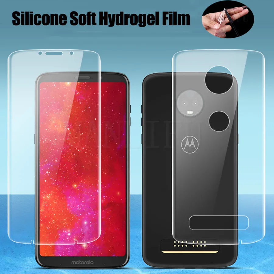 20d tpu hydrogel film for motorola moto one vision phone protective film screen protector for moto z2 z3 z4 play g7 g6 g5s plus free global shipping