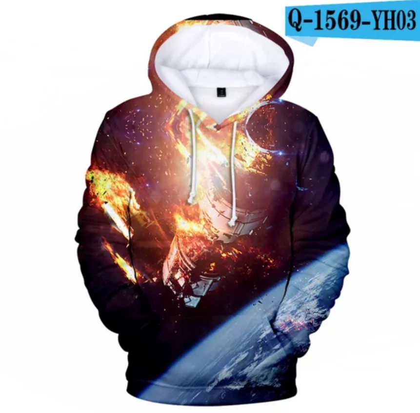 

Space Galaxy Print 3D Hoodie Men Women High Quality Casual Sweatshirt Clothing 3D Space Pattern Fashion Pullover Long Sleeve Top
