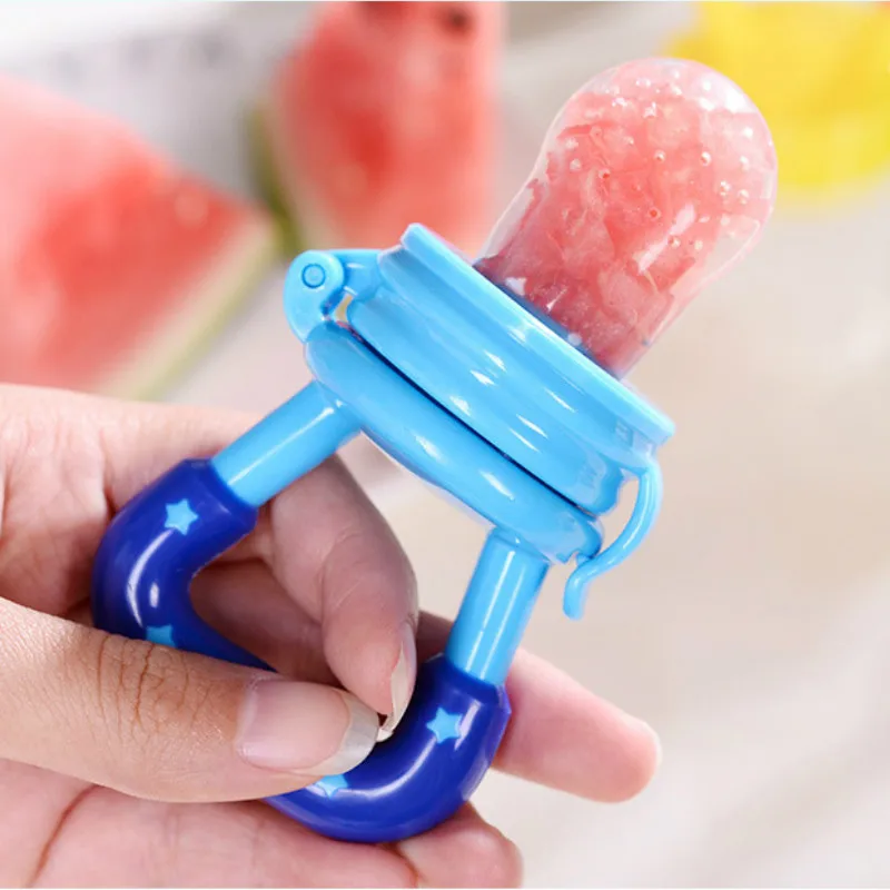 1PC Baby Teether Fruit and Vegetable Fun Silicone Complementary Food Bite Happy Bag Feeding Tableware | Мать и ребенок