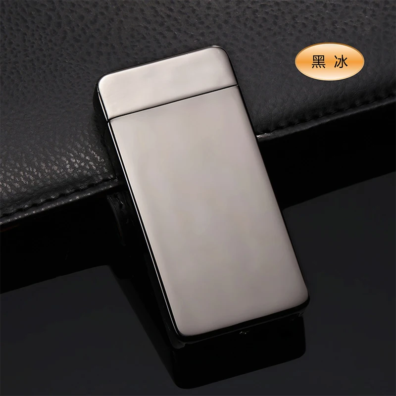 Классическая двойная дуговая Зажигалка для курения зарядка USB электронные